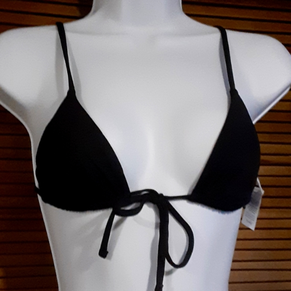 WeWoreWhat Black Bikini Top